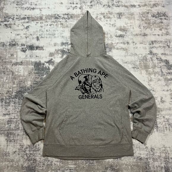 Authentic Bape 2000’s Bathing Ape Generals Hoodie L - Picture 1 of 8